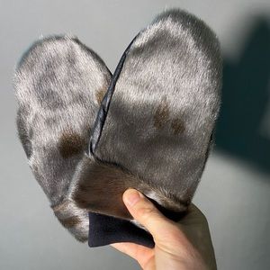 Ladies seal fur mitts